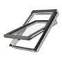 Polyurethane Centre Pivot Roof Window - 1340mm x 980mm Triple Glazed White