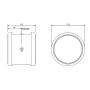 FloPlast Drainage Coupling Double Socket - 110mm