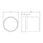 FloPlast Drainage Gully Trap Riser - 160mm Diameter