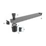 DekDrain Channel Slot Drain Kit - 2x End Caps, 1x Leaf Guard, 1x Sump Unit & Fixings