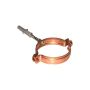 Copper Large Round Downpipe Clip - 100mm
