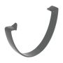 FloPlast Deepflow Gutter Spare Fitting Strap - 115mm Anthracite Grey