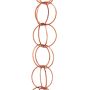 Copper Hollow Double Link Rain Chain - For 2.5mtr Drop - Pack of 5