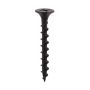Drywall Screw Phillips Coarse Bugle Head For Wood - 3.5mm x 50mm Black Phosphate - Bag of 250