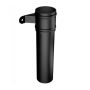 Cast Aluminium Round Downpipe - 63mm x 2.5mtr Black (9005 Leatherette)
