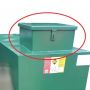 EasyTank Steel Tank Security Locking Lid - 400mm x 400mm x 200mm