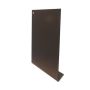 Aluminium Fascia V Profile Length - 300mm x 2mm x 3mtr Anthracite Grey (7016 Matt)