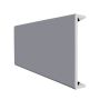 410mm Storm Grey Smooth Fascia Capping Board Double Ended - 10mm x 1.25mtr