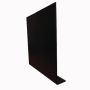 Aluminium Fascia L Profile Length - 210mm x 2mm x 3mtr Black (9005 Matt)