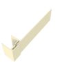 Weatherboard Cladding Reveal Liner Trim - 3mtr Pale Gold