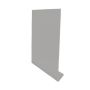 Aluminium Fascia V Profile Length - 300mm x 2mm x 3mtr Painted