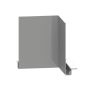 Aluminium Fascia J Profile Internal 90 Degree Corner - 150mm x 2mm Painted