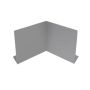 Aluminium Fascia V Profile Internal 90 Degree Corner - 210mm x 2mm Painted