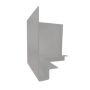 Aluminium Fascia J Profile External 90 Degree Corner - 210mm x 2mm Painted