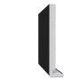 200mm Black Smooth Fascia Board - 18mm x 5mtr