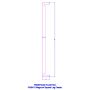 410mm Storm Grey Smooth Fascia Box End - 18mm x 1.25mtr - Pack of 2
