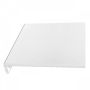 400mm White Woodgrain Fascia Capping Board - 10mm x 5mtr - Pack of 2
