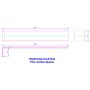 Chartwell Green Woodgrain Fascia Joint Trim - 300mm