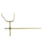 Cast Iron Moulded Ogee Gutter Rise & Fall Bracket - 125mm Galvanised