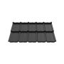 Galeco Brosa Modular Flat Metal Roof Tile - 1196mm x 725mm Dark Graphite Semi Matt