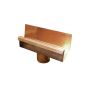 Copper Large Box Gutter Running Outlet To 100mm