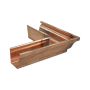 Copper Large Ogee Gutter External Corner - 135 Degree x 145mm