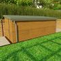 Galeco Steel Gutter Standard Shed Pack Pent Style Roof - 12x6-20x12 Galvanised