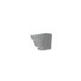 Cast Iron H16 Ogee Gutter Internal Stopend - 150mm Primed