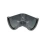 FloPlast Deepflow/ Hi-Cap Gutter Angle - 90 Degree x 115mm x 75mm Anthracite Grey