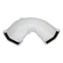 FloPlast Square Gutter Adjustable Angle - 50 to 156 Degree x 114mm White