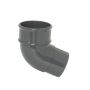 FloPlast Round Downpipe Offset Bend - 112.5 Degree x 68mm Anthracite Grey