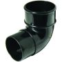 FloPlast Mini Gutter Bend - 92.5 Degree x 50mm Black
