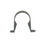 FloPlast Round Downpipe Clip - 68mm Anthracite Grey