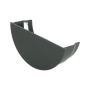 FloPlast Cast Iron Effect Half Round Gutter Internal Stopend - 112mm