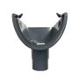 FloPlast Deepflow/ Hi-Cap Gutter Stopend Outlet - 115mm x 75mm Anthracite Grey