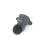 Cast Iron Round Downpipe Eared Shoe - 150mm Primed