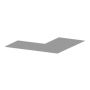 Aluminium Soffit Flat External 90 Degree Corner - 100mm x 2mm Painted