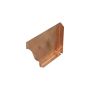 Copper Ogee Gutter Left Stop End - 125mm