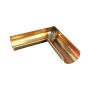 Copper Large Half Round Gutter Internal Corner - 135 Degree x 165mm