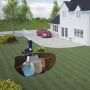 Marsh ENSIGN ULTRA 6 Person Sewage Treatment Plant with 1000mm Riser & 200mm AVR Unit - Pumped Outlet