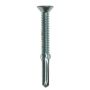 12G (5.5mm) x 85mm - Timber To Steel Winged Heavy Section Self Drilling Screw Termite Phillips Countersunk - Bag of 20