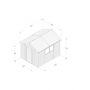 Forest Garden Tongue & Groove Apex Shed - 10' x 8'