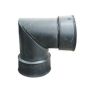 Twinwall Drainage Bend - 90 Degree x 450mm Black