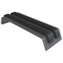 Cast Aluminium Half Round Gutter Union - 100mm Black (9005 Leatherette)