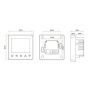 Fastwarm Smart WiFi Thermostat - 16 Amp Black