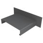 Aluminium Coping Upstand for 301-350mm Wall - 410mm Anthracite Grey (7016 Matt)
