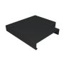 Aluminium Coping for 241-300mm Wall - 90 Degree Angle - 360mm Black (9005 Matt)