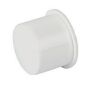 FloPlast Push Fit Waste Socket Plug - 40mm White