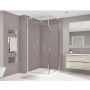 Wetwall Bathroom Wall Panel - 2440mm x 1220mm x 4mm - Deep Sea Blue / Smoked Rose