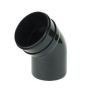 FloPlast Industrial/ Xtraflo Downpipe Solvent Weld Offset Bend Bottom - 110mm Black